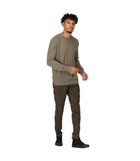 Mens Cautley Knitted Jumper Fauna Regatta