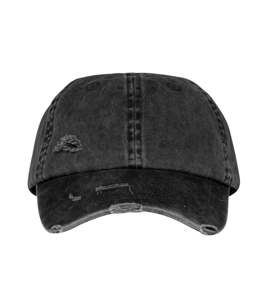 Unisex Adult Destroy Cap Washed Black Native Spirit-1
