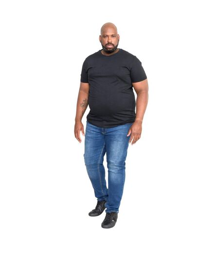 Duke Mens D555 Kingsize Flyers-1 Crew Neck T-Shirt (Black) - UTDC143