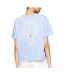 T-shirt Court Bleu Clair Femme Tommy Hilfiger Luxe 1 - M