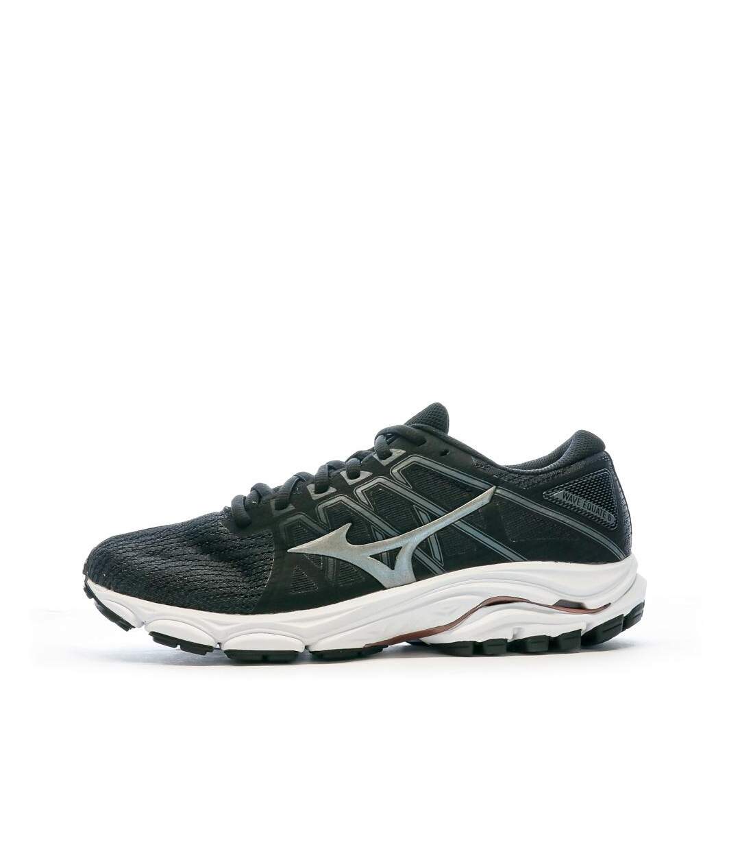Chaussures de running noires femme mizuno wave equate-1