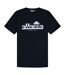 Mens Rillas Logo T-shirt Black Ellesse-1
