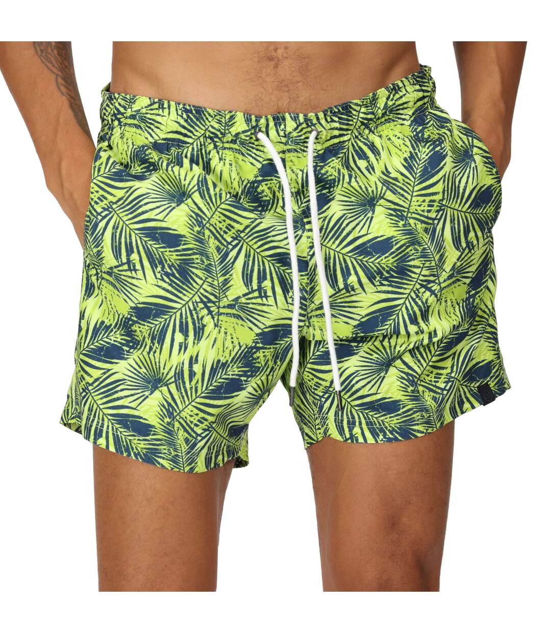 Short De Bain Loras Homme Vert Clair Regatta-4