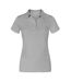 Polo Femme Nouveau Gris Clair Uni Promodoro-1