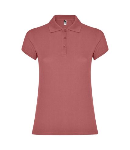 Polo star femme rouge chrysanthème Roly