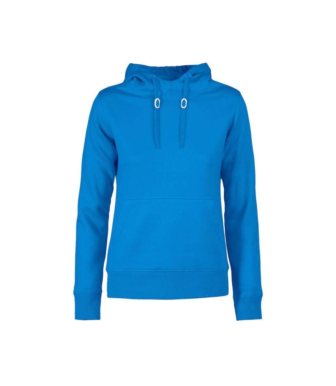 Sweat À Capuche Fastpitch Femme Bleu Océan Printer-1
