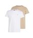 Lot de 2 T-shirt Blanc/Beige Homme Tommy Hilfiger Jasp - L