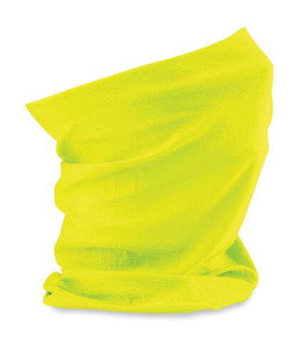 Echarpe multi-fonction femme taille unique jaune fluo Beechfield