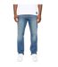 Jean Detendu Homme Bleu Crosshatch-2