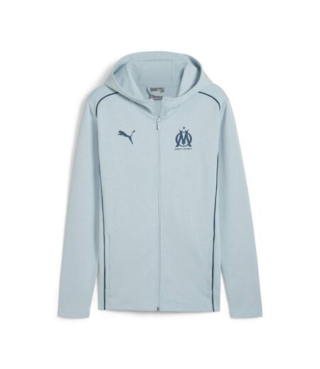 OM veste de survêtement bleu clair homme puma 24/25