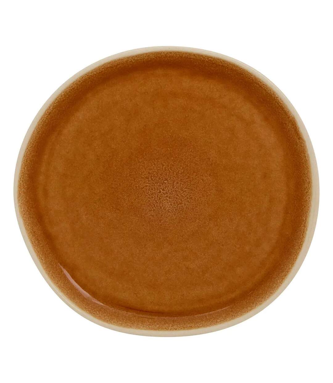 Lot de 6 Assiettes à Dessert en Faïence Wonja 21cm Ocre-1