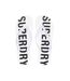 Tongs blanc/noir homme superdry code essential - 40/41-3