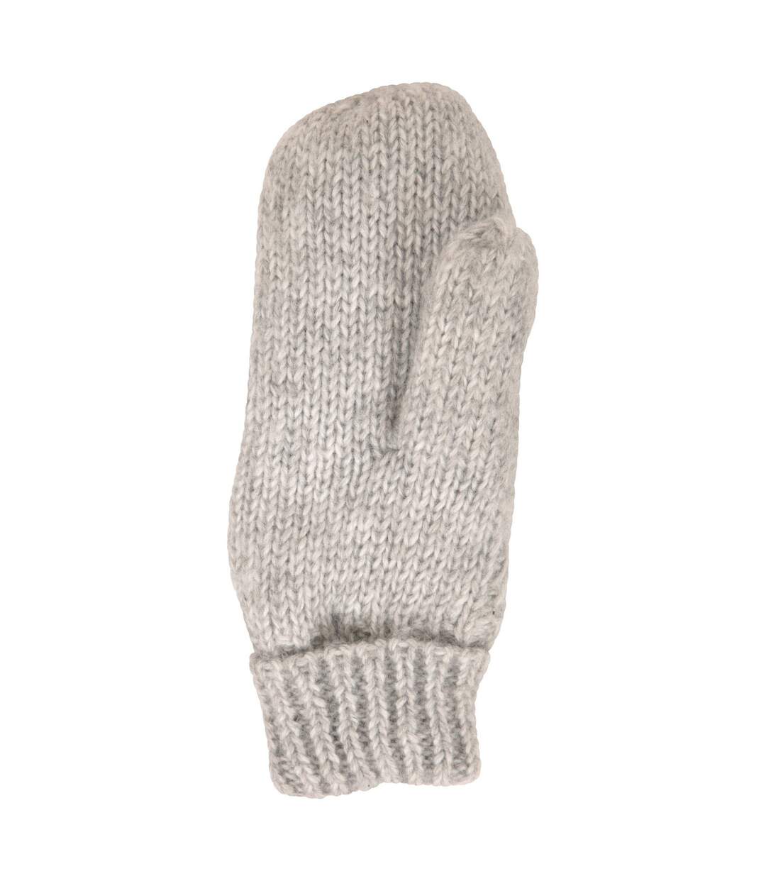Womens/ladies isotherm faux fur lined mittens grey Mountain Warehouse-2