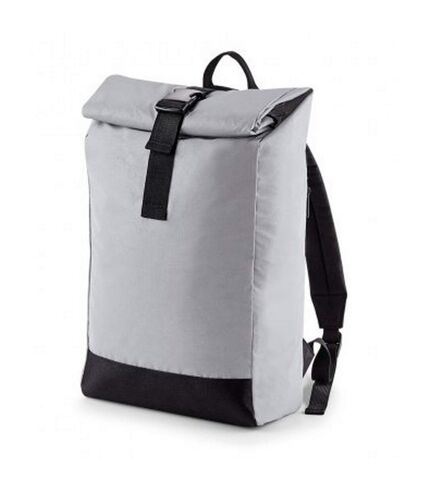 Bagbase Reflective Roll Top Knapsack (Silver Reflective) (One Size) - UTBC4017