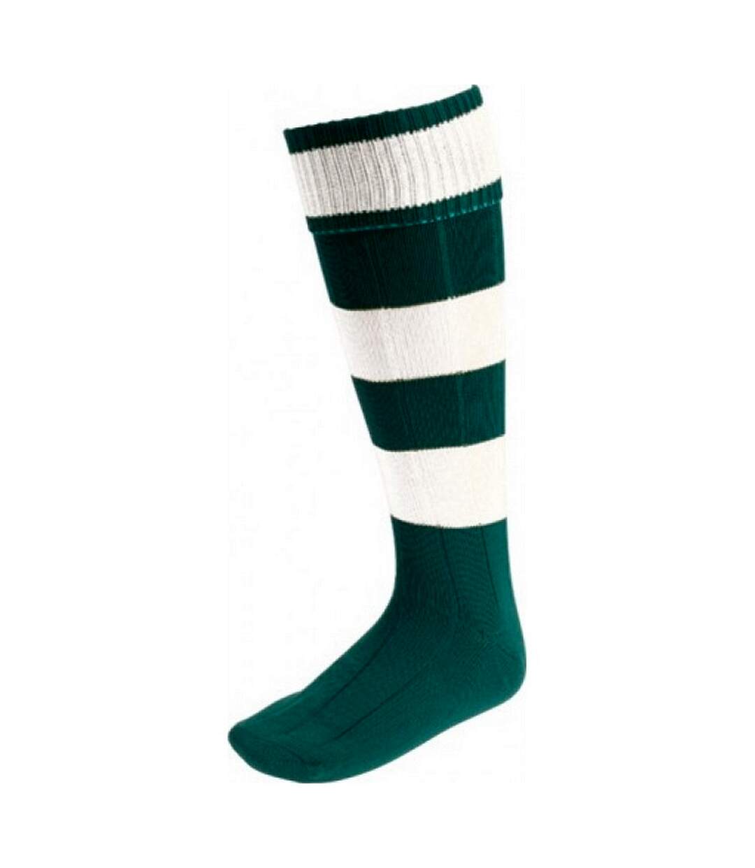 Chaussettes euro homme vert bouteille / blanc Carta Sport