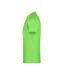 T-shirt Basic Homme Vert Citron James And Nicholson-4