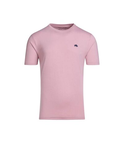 T-shirt classic homme rose Raging Bull