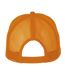 Casquette De Baseball Bubble Blanc Orange Néon SOLS-2