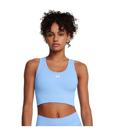 Womens/ladies Vanish Sports Bra Blue Under Armour