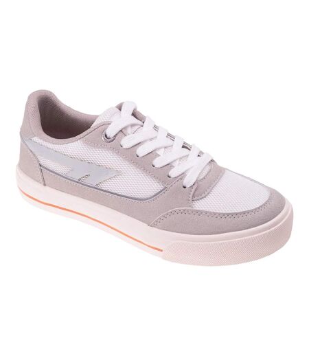 Baskets Morin Femme Gris Clair Blanc Hi-Tec