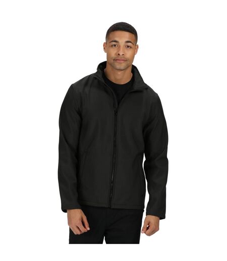 Regatta Standout Mens Ablaze Printable Softshell Jacket (Black) - UTRW6353