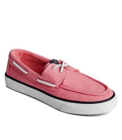 Sperry Womens/Ladies Bahama 2.0 Boat Shoes (Pink/White)