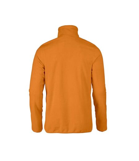 Mens Railwalk Half Zip Fleece Top Orange Printer RED