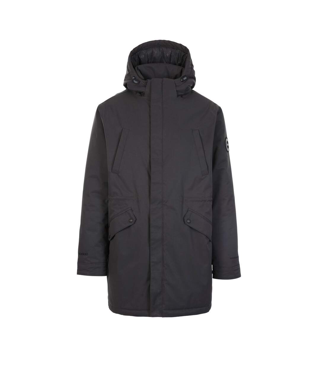 Mens Caleb Dlx Waterproof Jacket Dark Grey Trespass-1