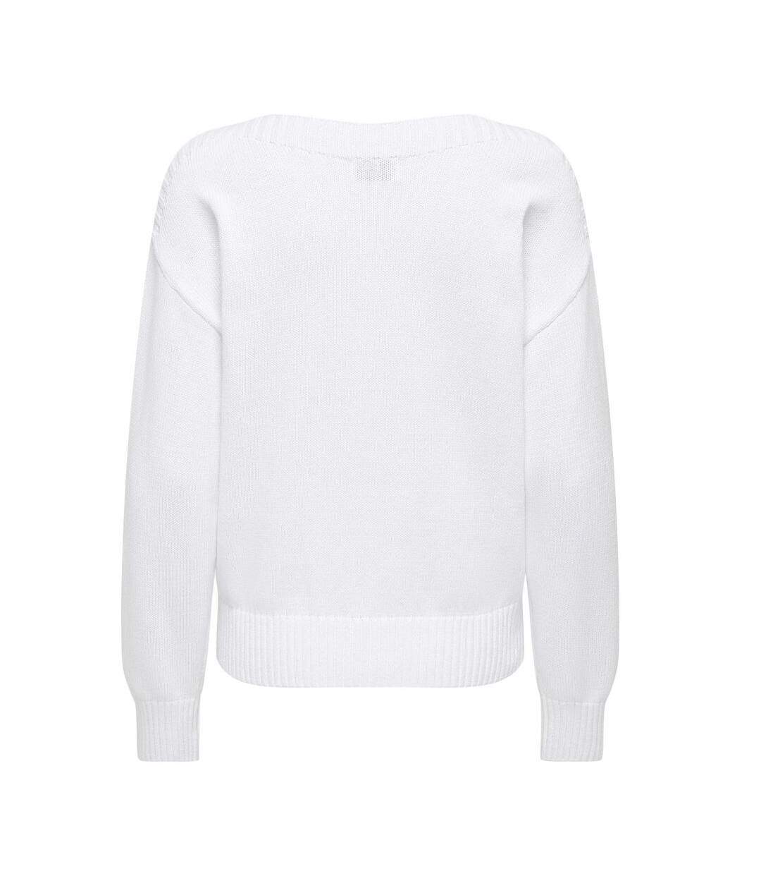 Pull blanc femme jdy marie-2
