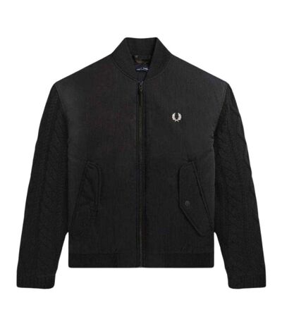 Blouson Aviateur Homme Noir Fred Perry