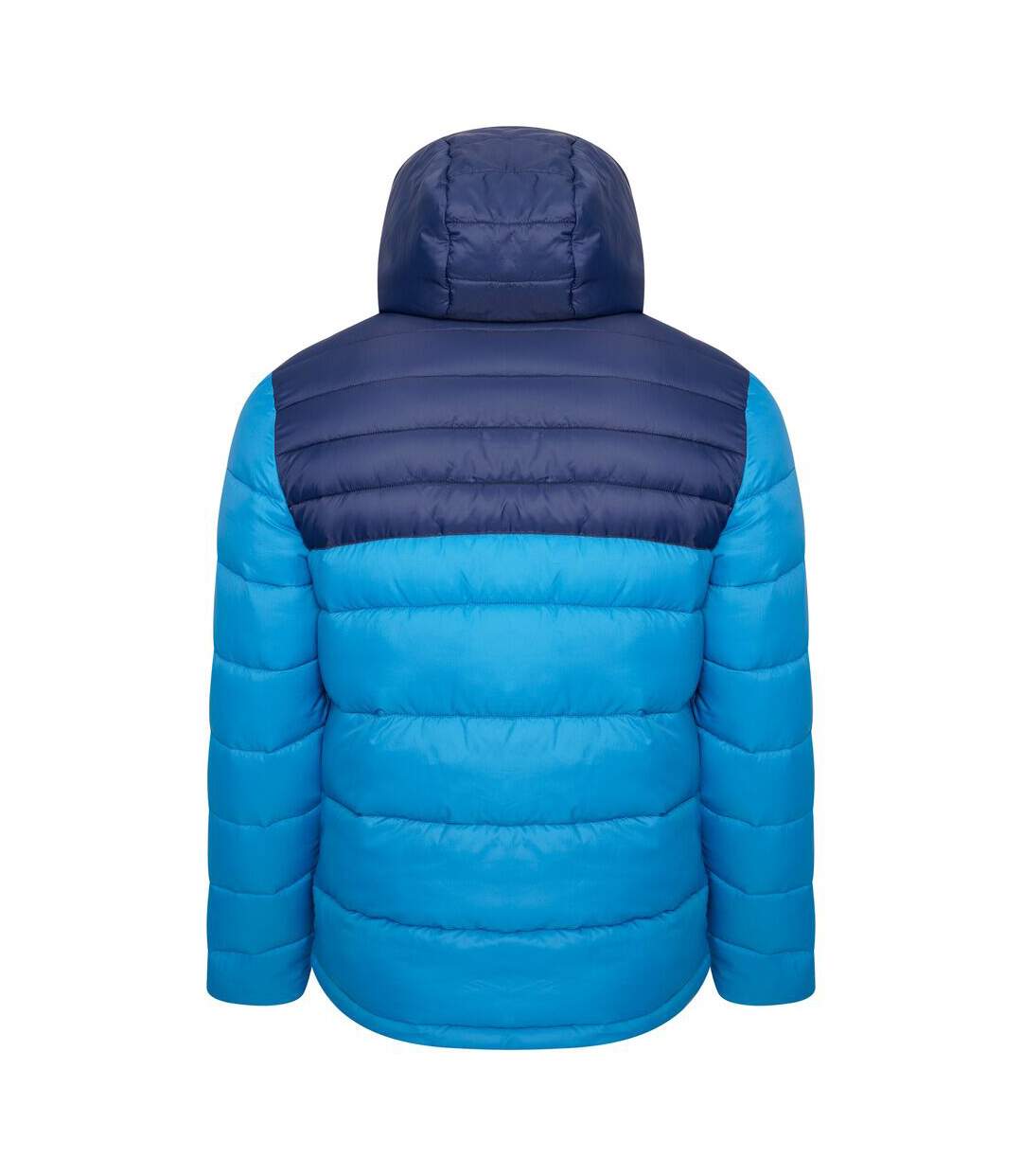 Dare 2B Mens Hot Shot Baffled Hooded Padded Jacket (Dark Methyl Blue/Nightfall Navy)