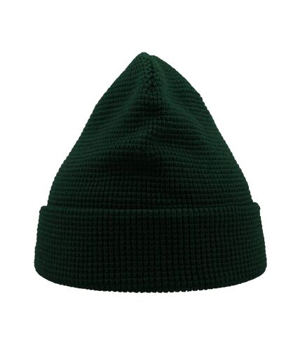 Atlantis Blog Waffle Beanie (Bottle Green) - UTAB491