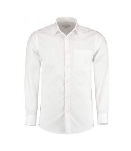 Chemise poplin hommes blanc Kustom Kit