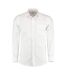 Chemise poplin hommes blanc Kustom Kit-1