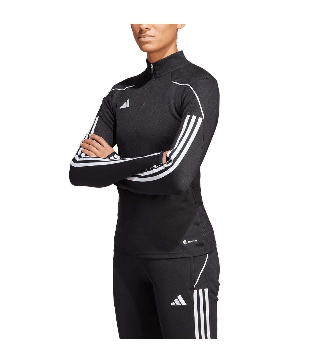 Sweat Tiro League Femme Noir Adidas-1