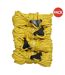 Pack of 4  Garrow guy ropes & tensioners  one size yellow Trespass-1