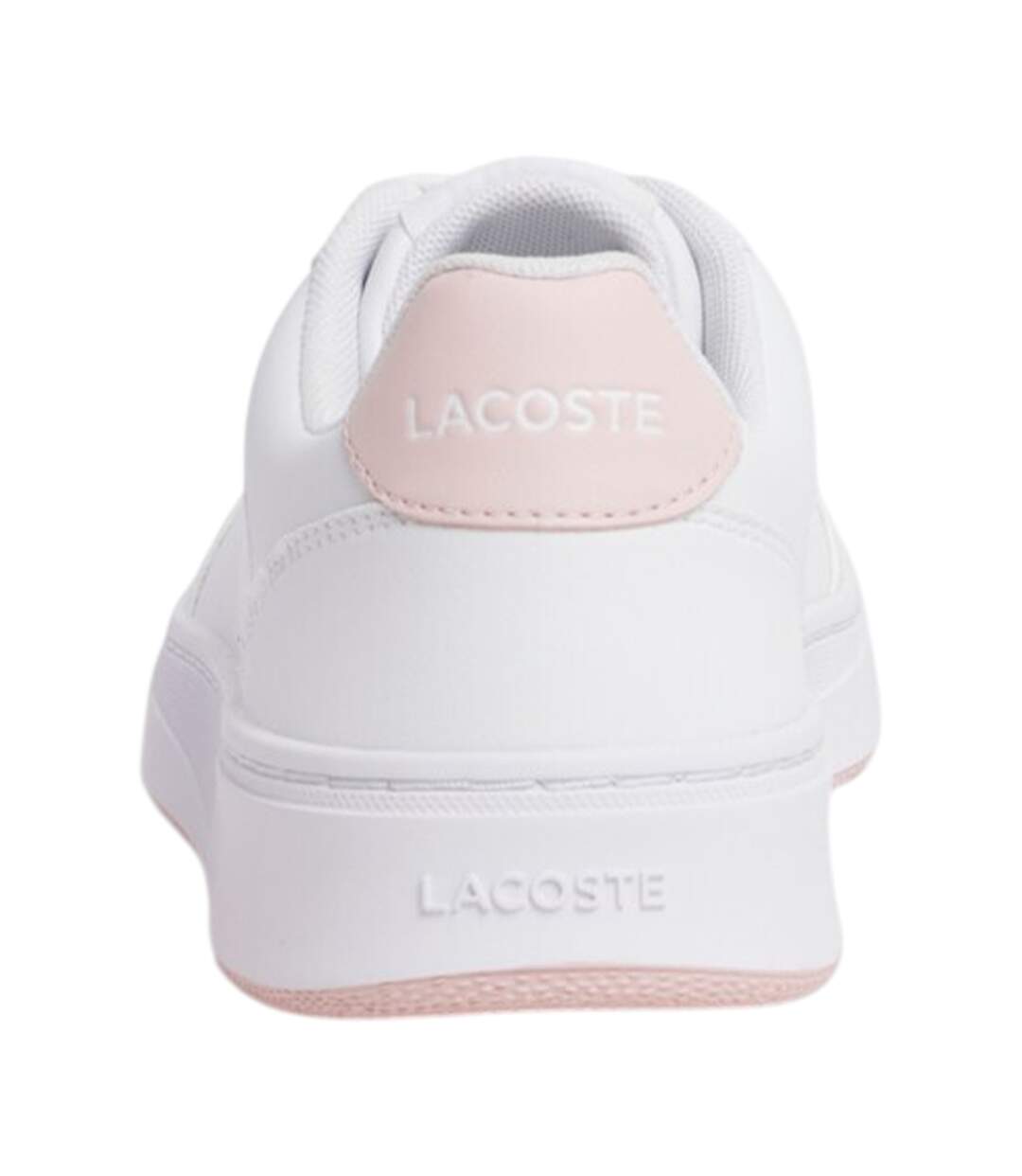 Baskets Court Pro Femme Blanc Rose Lacoste-2
