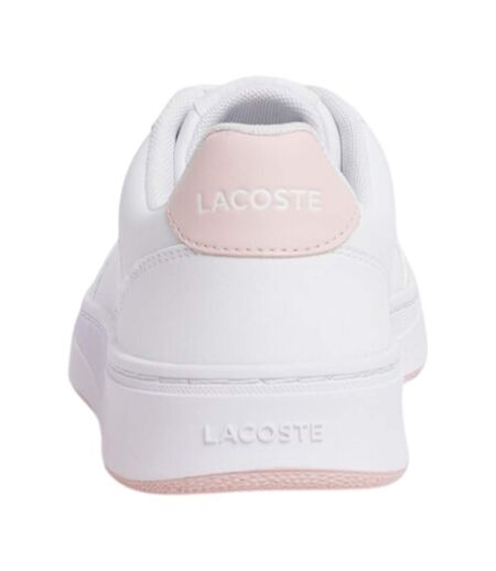 Baskets Court Pro Femme Blanc Rose Lacoste