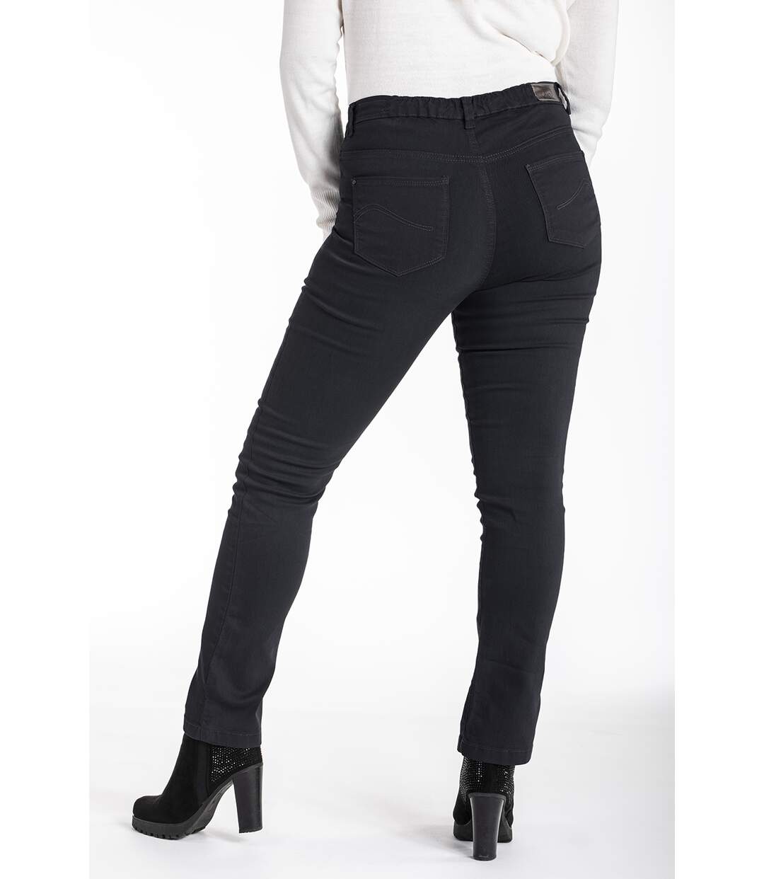 Jeans coupe droite taille haute stretch OBR9 'OBER'