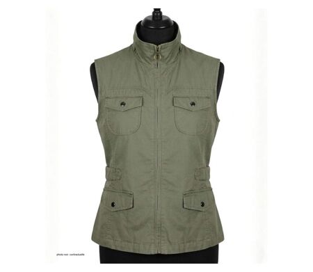 Gilet sans manches femme MAYFLOWER MITSY1 : le confort d'un coton ajustable au quotidien
