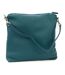 Eastern Counties Leather Womens/Ladies Leona Ruched Leather Purse (Petrol) (One Size) - UTEL429