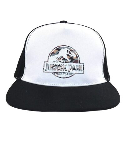 Casquette Ajustable Motif/style Logo Camouflage Blanc Noir Jurassic Park