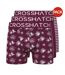 Boxers Hovland Homme Violet Foncé Crosshatch-1