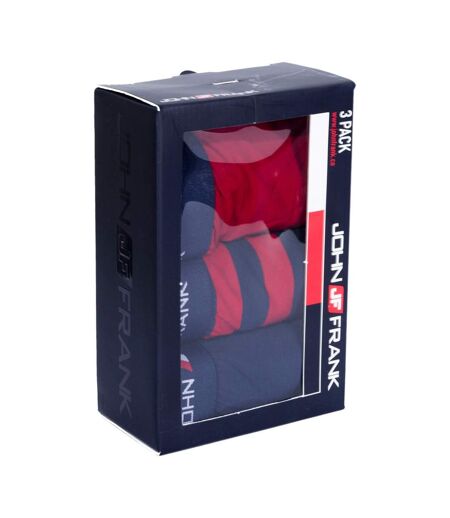 Boxer Homme JOHN FRANK Confort et Qualité en Coton Premium - Pack de 3