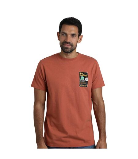 Mens codfather back print t-shirt baked clay Weird Fish