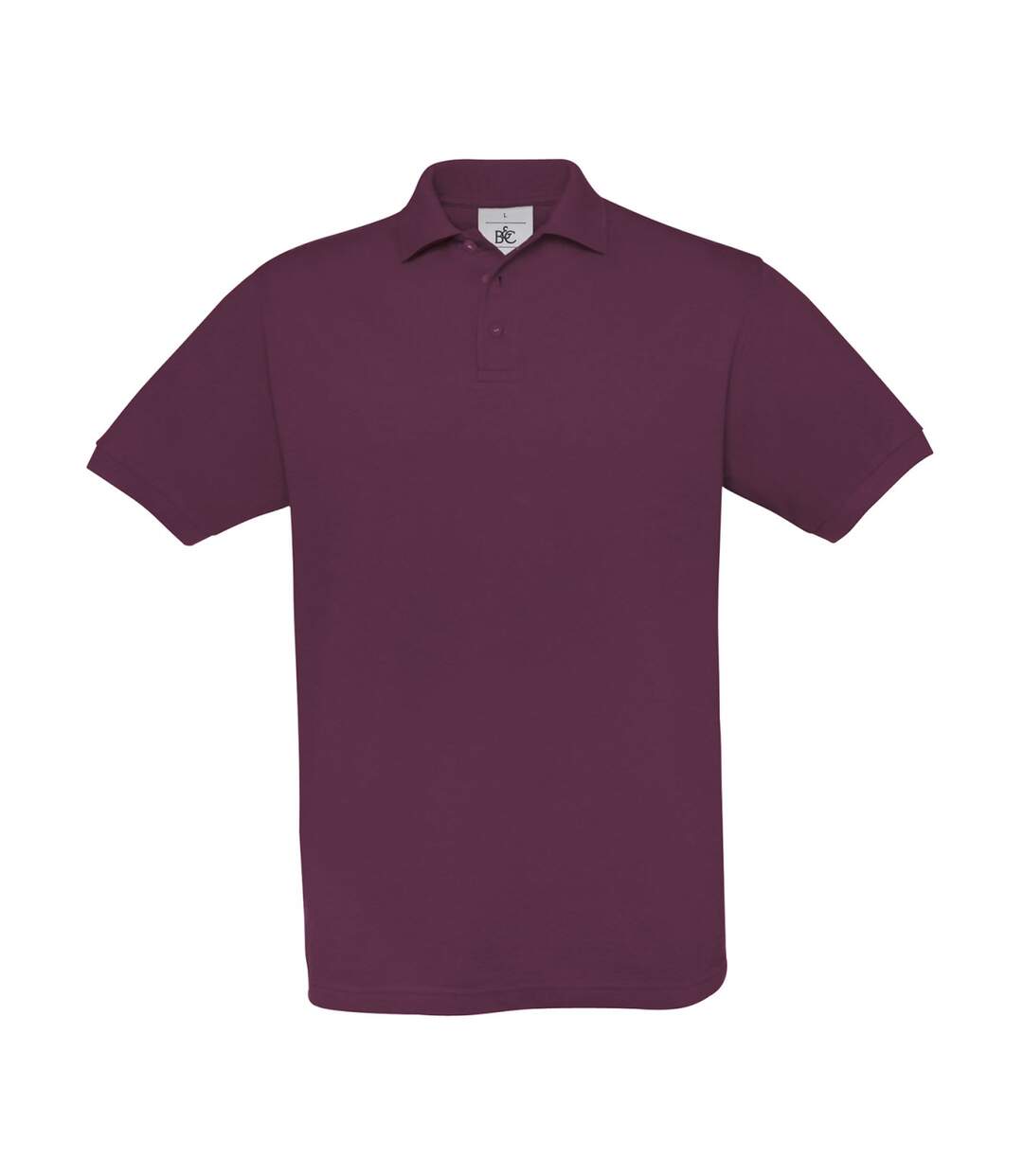 Polo manches courtes - homme - PU409 - rouge bordeau-1