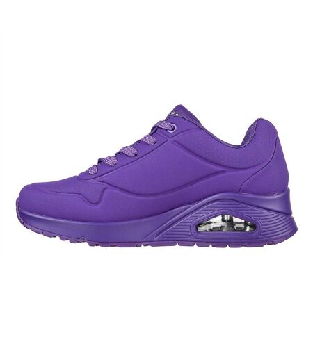 Baskets Uno Stand On Air Femme Violet Skechers