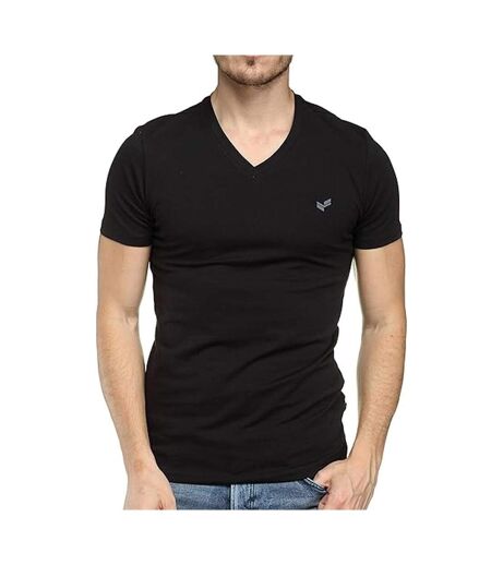 Lot de 2 t-shirts noir/gris homme kaporal gifth