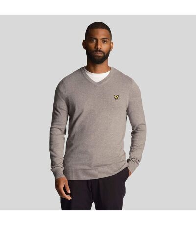 Pull Merino Homme Gris Lyle & Scott