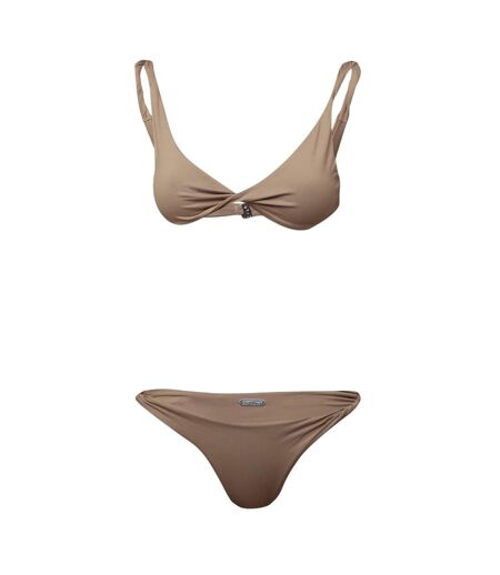 Womens/ladies Minimalist Bikini Beige Off White
